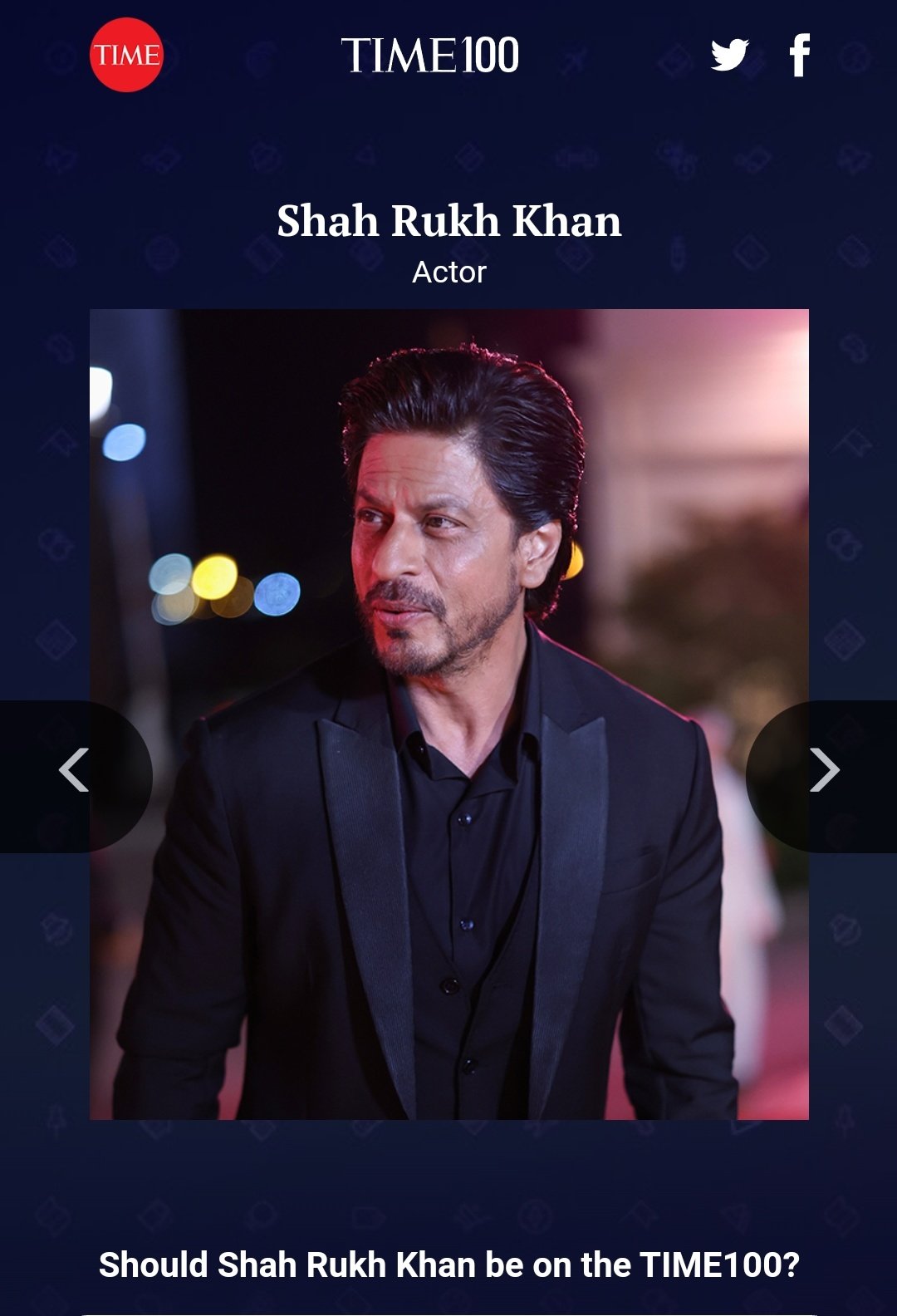 Vote for SRK Twitter