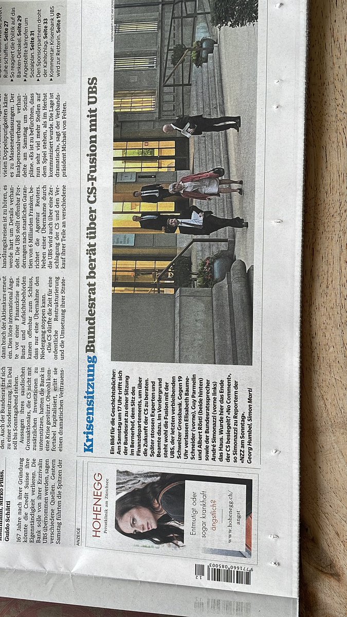 Spezielle Anzeigenplatzierung in der <a href="/NZZaS/">NZZ am Sonntag</a> 😆