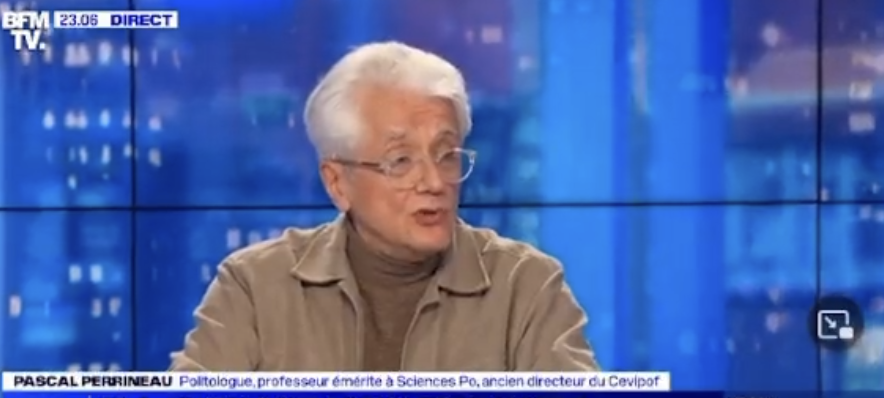 nicolasputsch's tweet photo. 🔥🔥🔥(Vidéo) Pascal Perrineau: « Si on faisait une interro écrite auprès des manifestants sur le 49.3, on aurait des résultats extrêmement faibles… » https://t.co/XR9hjbpl3h #ReformeDesRetraites https://t.co/GAFFeJrY6q