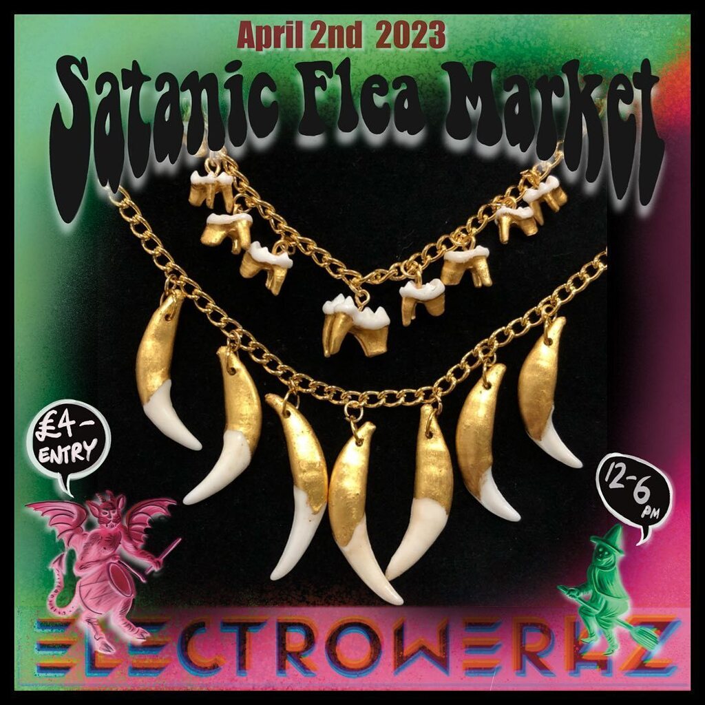 kintsugilt's tweet photo. I’ll be back in the big smoke for @satanicfleamarket April 2nd! Londoners come get your gold teeth! 
.
The two markets I had this month pretty much cleared me out so I have two weeks to make as many shiny bits for you as humanely possible before the date… https://t.co/4NQ23nONYk https://t.co/rrd8UQMiJk