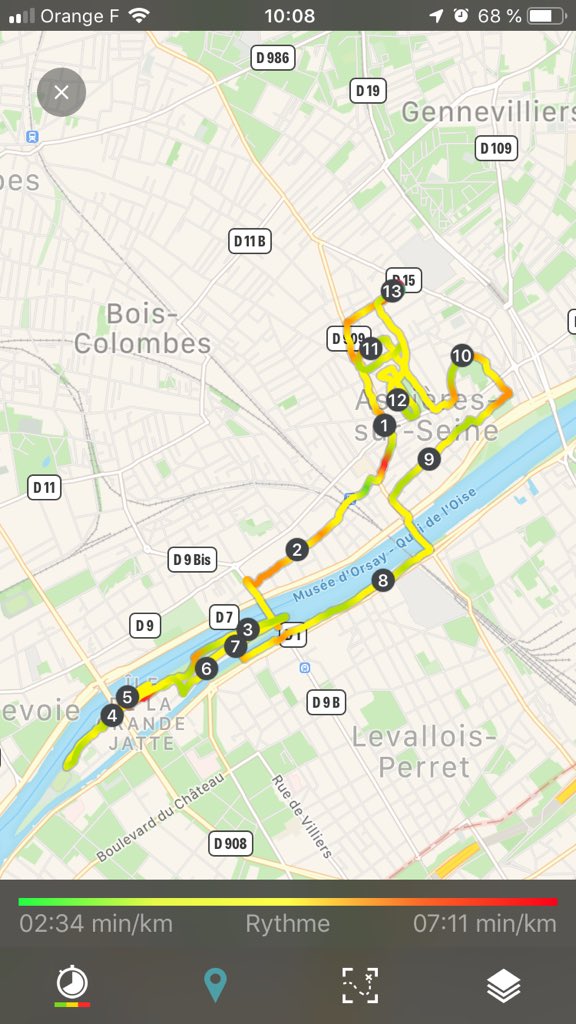 BerthelotH's tweet photo. Sortie dominicale pour ajouter 13 km au compteur #AvecNosBlessés #TenirLEffort https://t.co/2Tl3NhPxs4
