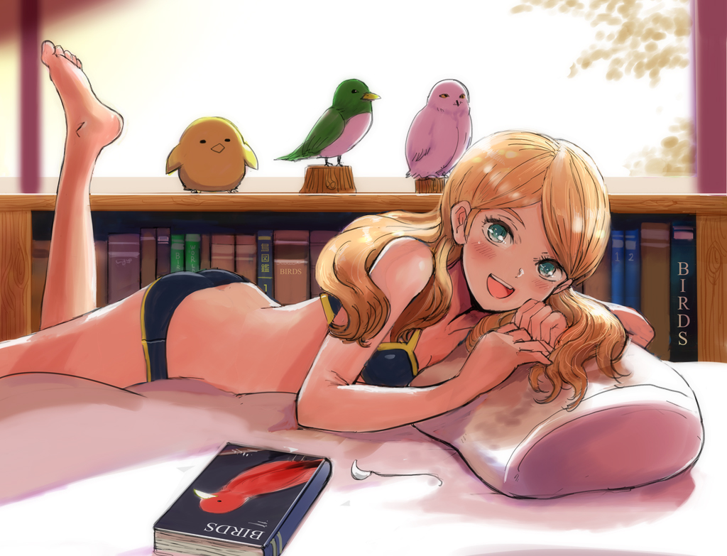 「自室でくつろぐリタ・ベルナルちゃんです。 」|ガチャMのイラスト