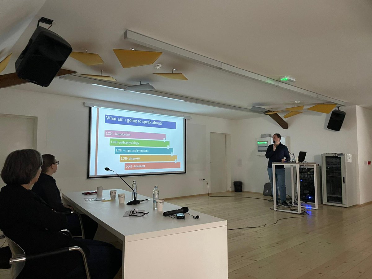 croendoyoung's tweet photo. The last day of our symposium we are talking about male reproductive system🥰 #croendoyoung #HDED #Osijek2023 https://t.co/fZ7mnZAt3i