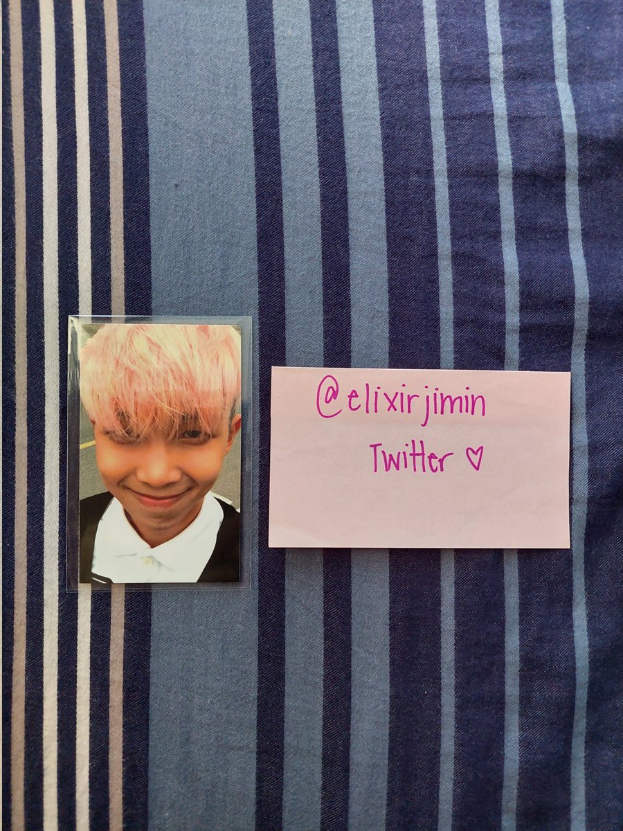 elixirjimin's tweet image. wts lfb ph

✨ BTS RM HYYH Pt 2 pc

➡ ₱300
➡ has a tiny mark at the back

#elixirjmnonhands
🏷 namjoon