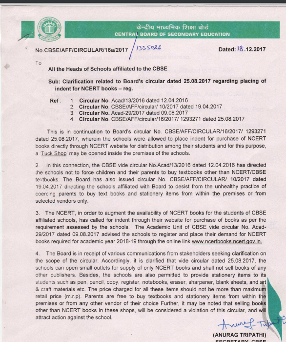 rsk386123's tweet photo. CBSE Board has published circular to all CBSE affiliated  school to use NCERT Book in the year 2017. Still @NewHorizonPubl1 not following this rule. What action has been taken by @cbseindia29 @EduMinOfIndia @PMOIndia @VarshaEGaikwad https://t.co/qDqCl9qAJ9