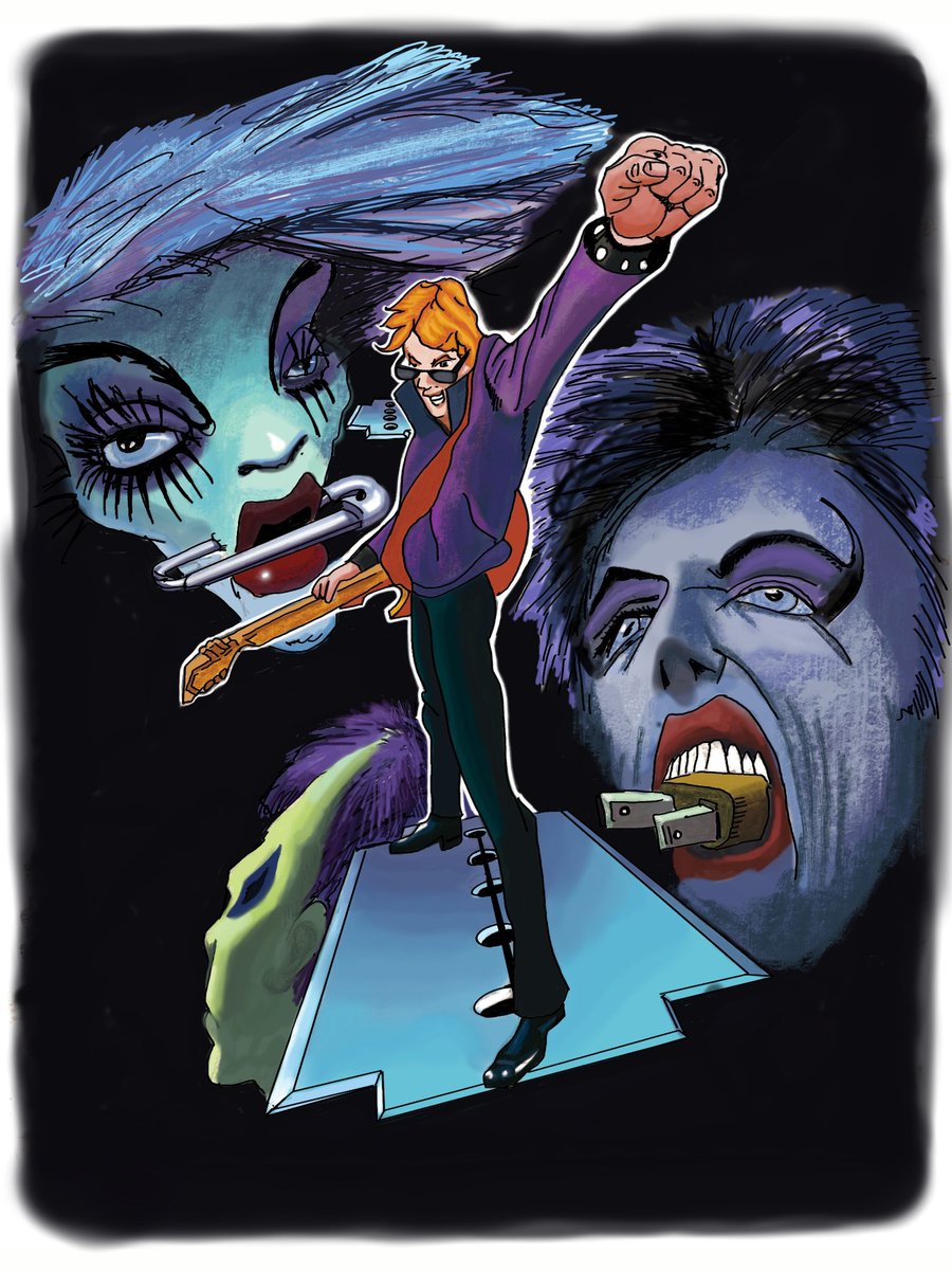 Sketch I did from one of my favorite animated films, American Pop by Ralph Bakshi!  Color work was then achieved in Procreate.  #RalphBakshi #AmericanPop #Animated #KansasIsCorny