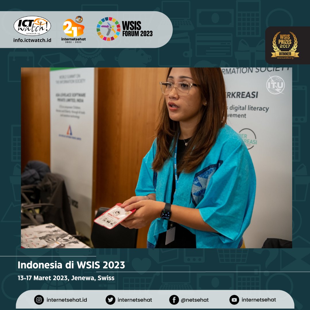 internetsehat's tweet photo. Di booth kami bersama Siberkreasi juga hadir "Privacy Coffee", kopi arabika produksi dari Rumah Kopi Temanggung yang dibagikan secara gratis kepada pengunjung. #WSIS2023 #WSISProcess https://t.co/NWy5EskcoI