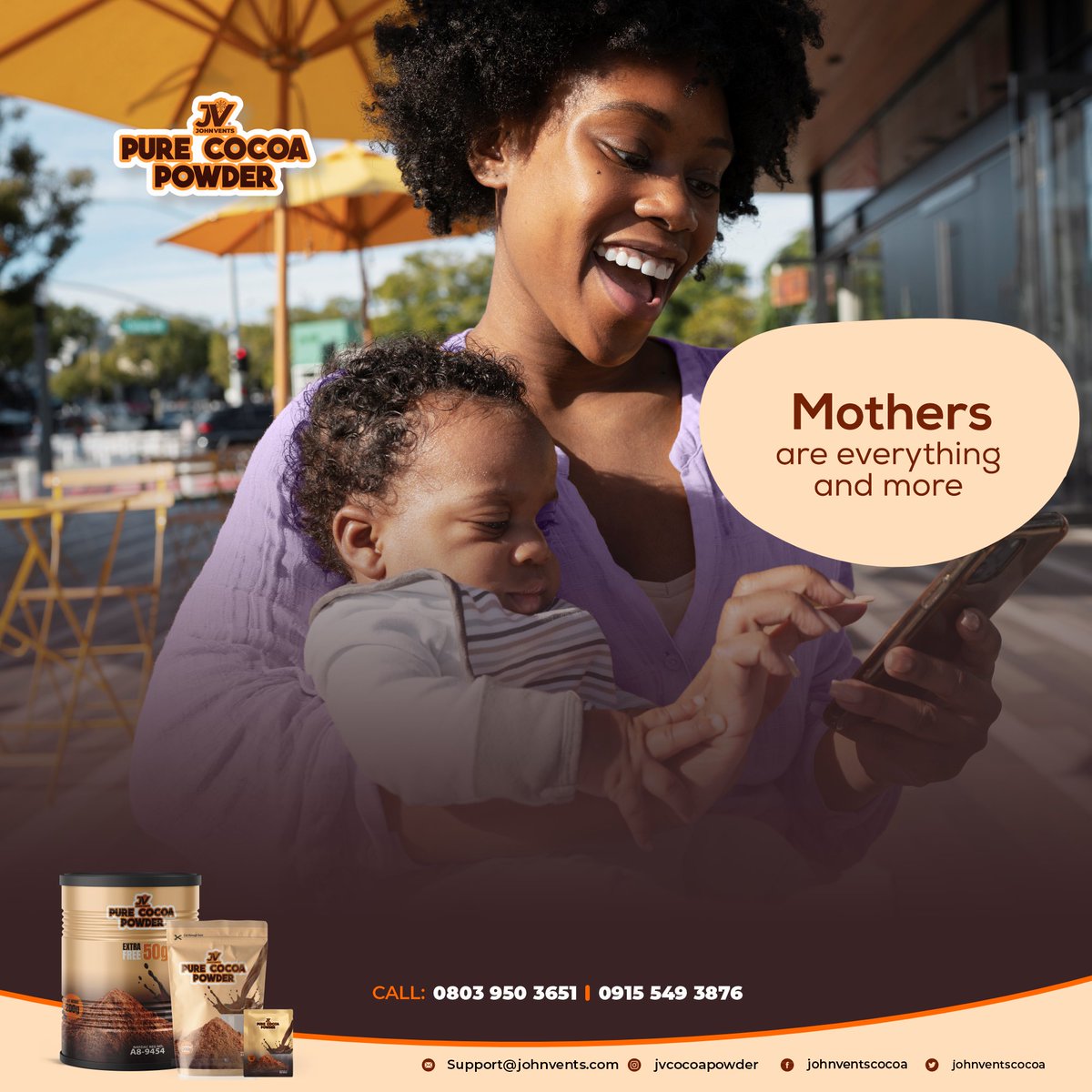 johnvents_foods's tweet photo. Happy mother's day to everyone taking the mother role in our lives π₯°
We wish you a day full of love, relaxation and your favorite dishes π
#MothersDay2023 #MothersDay #love #cocoa #jvcocoapowder https://t.co/LVwrNUj18T