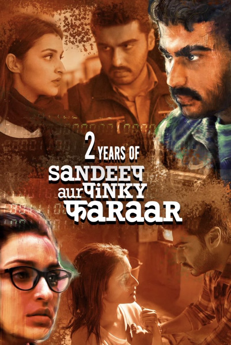2 Years of #SandeepAurPinkyFaraar, #ArjunKapoor career best film… Terrific performance by both, it was a fabulous film…. Those who have not seen will make fun but those who have seen it will agree with whatever I have written…. #ParineetiChopra