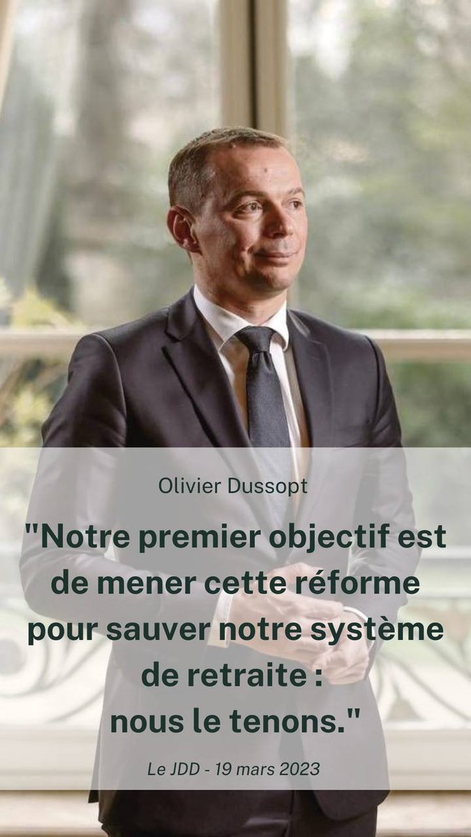 Depuis le départ <a href="/olivierdussopt/">Olivier Dussopt</a> à toujours cherché le dialogue, le compromis pour mener à bien cette réforme difficile mais nécessaire. Les apôtres de la 6ème République ont bloqué les discussions au parlement. Quand une réforme est juste on va jusqu'au bout @TerresDeProgres