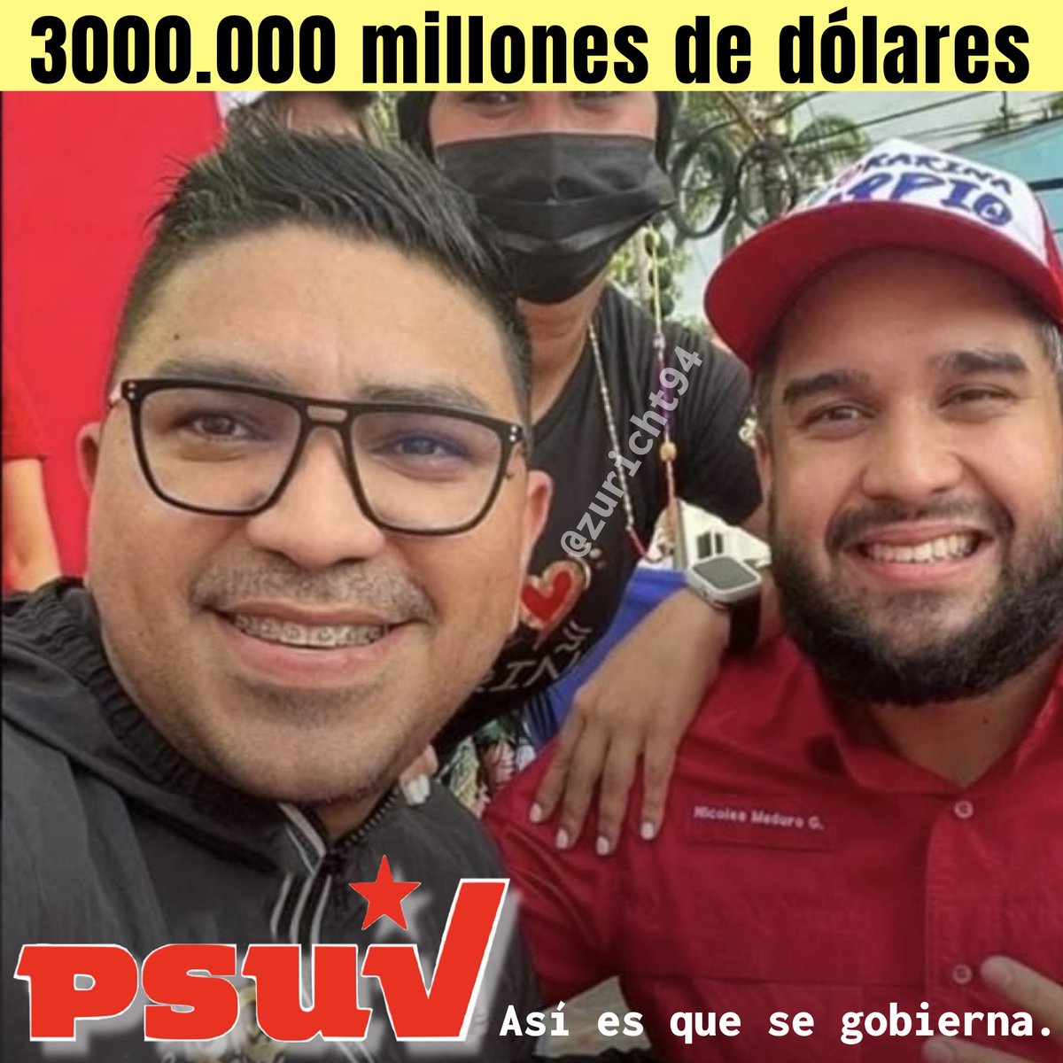 zuricht94's tweet photo. Este es el bloqueo que tiene a Venezuela “acomodadita”.
Por eso se ve tanto lujo en alguna ciudades del país, donde el sueldo de un docente no alcanza para medio kilo de carne y no hay dinero para aumentarles. Pero ellos viven a cuerpo de Rey con todo lo que se han robado. https://t.co/FOjKCf7xMQ