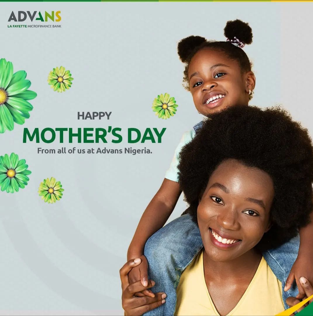 AdvansNigeria's tweet photo. 💃💃On this day, we celebrate the beauty of mothers and motherhood. Happy mother's day.

#happymothersday https://t.co/xxK7ZfZZud