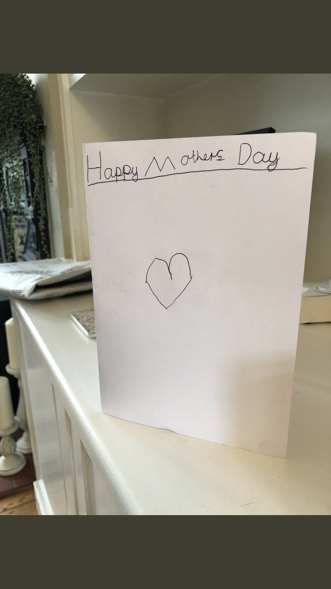 SarahLP73's tweet image. Little did I know these would be the glory years of the Mothers Day card. This year there has been a massive row about whose fault it was they forgot to buy one (I suspect joint and several liability)