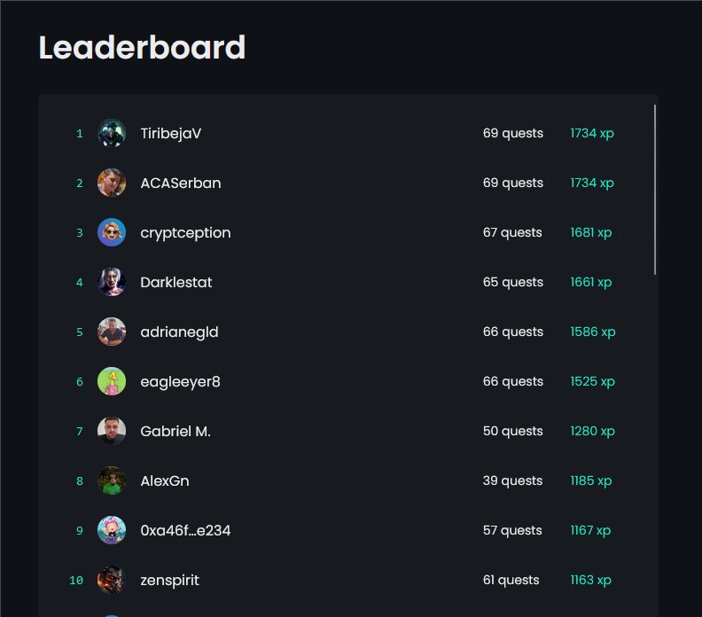 b_addict3d's tweet photo. 🎉 TOP 10 🎉
Prizes for completing the quests on @crew3xyz 
https://t.co/jJJxeiEnQR
1550 $OFE

Tx Hash - https://t.co/eL1LHoAOXe
👇 Congrats! 🎉🤟

@TiribejaV
@cipriotu12
@cryptception
@JD06193283
@Adrian49994291
@clnred8
@vladgmaior
@aLi_AlexG
@Daniela250586
@yaasiinkar 

With ♥️ from @oferonetwork 
@b_addict3d @adrianvasiu @StefanOlaruSB