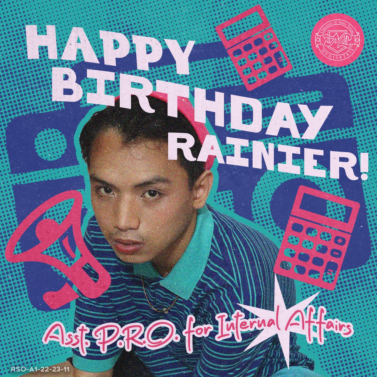 mediartrixust's tweet photo. Looking for a bright smile that instantly lightens up your day? How about a charming personality that radiates positivity? β¨ He got it all and more! π A very special happy birthday to our Asst. PRO for Internal Affairs, Theo! π
#Mediartrix26
#MDXBreakFree https://t.co/WJH45IajRw