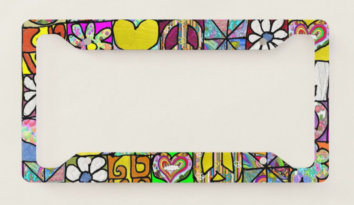 LeeHillerDesign's tweet photo. 🌸✌️☮🌼❤️💮🌸✌️☮🌼❤️💮
Retro 60s #Psychedelic #Shalom #Art #LicensePlate Frame Holder #automotive #accessories #vintagecar #Retro #Peace

#shoppingonline #giftideas #gifts #onlineshopping  #newcar #retroauto #hippies #HippieVan

https://t.co/fioLnoViAN https://t.co/0AulmriTQY