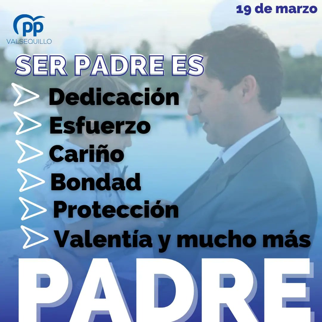 pp_valsequillo's tweet photo. Desde el Partido Popular de Valsequillo de Gran Canaria les deseamos un feliz día del padre ✨ https://t.co/ib7fePIB3n