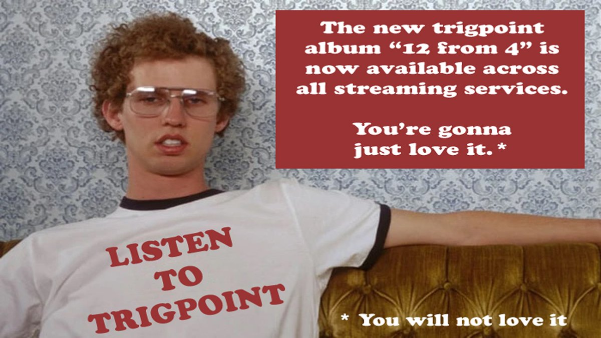 trigpoint's tweet photo. Enjoy a very special #mothersday treat. The 'new' album (actually a remixed compilation) #12from4 by #trigpoint is now available on your preferred streaming service.  And there's plenty more where this came from if you go to the dance with me. Yours truly, @trigpoint  #Dynamite. https://t.co/NdWEZNDand