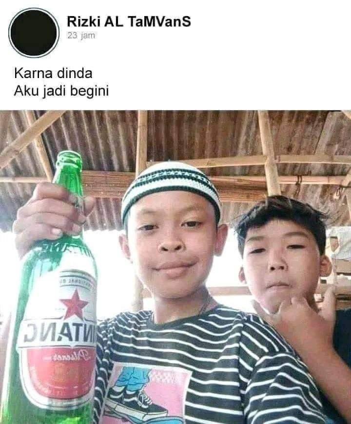 Dinda tega amat si