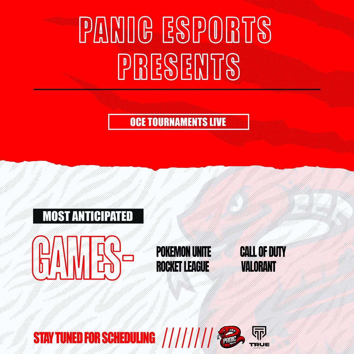 We are starting something different! 

Panic will now be organising community tournaments for multiple games! 

Join our discord to find out more! 
discord.gg/ukRGH5JTHE