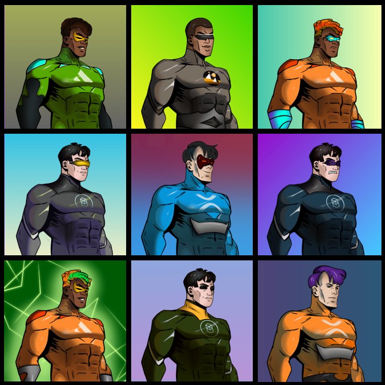 Hpalsbo2's tweet photo. Night turns to day 🌓🥳 Superheros are on the way🔥🚀 We are aiming for the moon 💜 and we will be there soon💜🥳 @cryptocrewnfts The purple power house of NFT's https://t.co/JI28hu011u