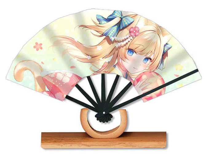 #美少女京扇子 リターン品豆扇子絶賛サンプル製作中!僅か3寸、開いた状態で15cmほどの手のひらサイズの飾り扇子です小さいながらも正真正銘の京扇子!専用飾り台も付属してお手頃価格なので、大きいサイズとセットで揃えるのがおすすめ実物のお披露目も来週中にはできる予定です!! 