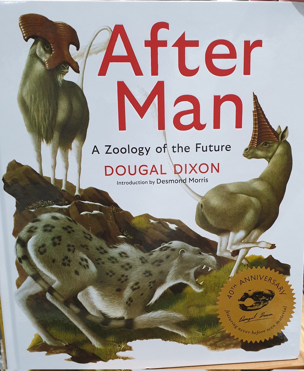 TetZoo's tweet photo. Your reminder that there's a 40th anniversary special edition of Dougal Dixon's #AfterMan, with new bonus material. #SpecZoo #books https://t.co/FdC9F5Gqza