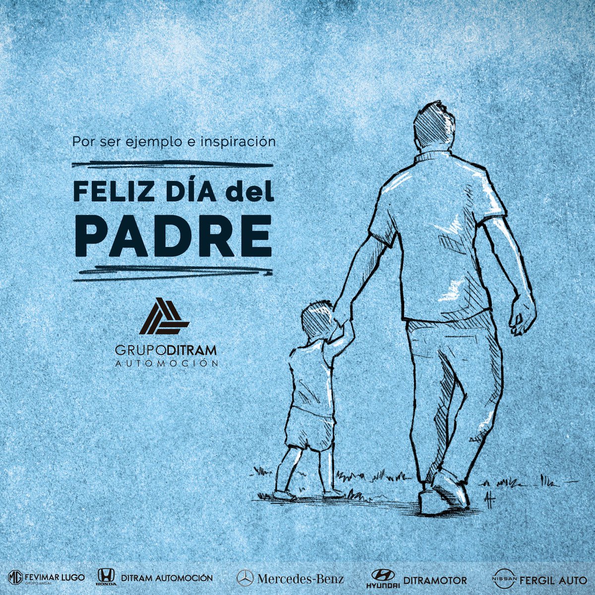 GrupoDitram's tweet photo. Feliz Día del Padre 👨‍👧‍👦
Para aquellos que forman a las futuras generaciones.

#MercedesBenz #FelizDiadelPadre #GrupoDitram #FergilAuto #Fevimar #Ditramotor #HondaLugo #DitramAutomoción #VipGalicia #DitramVi https://t.co/fYdjOBIiJm