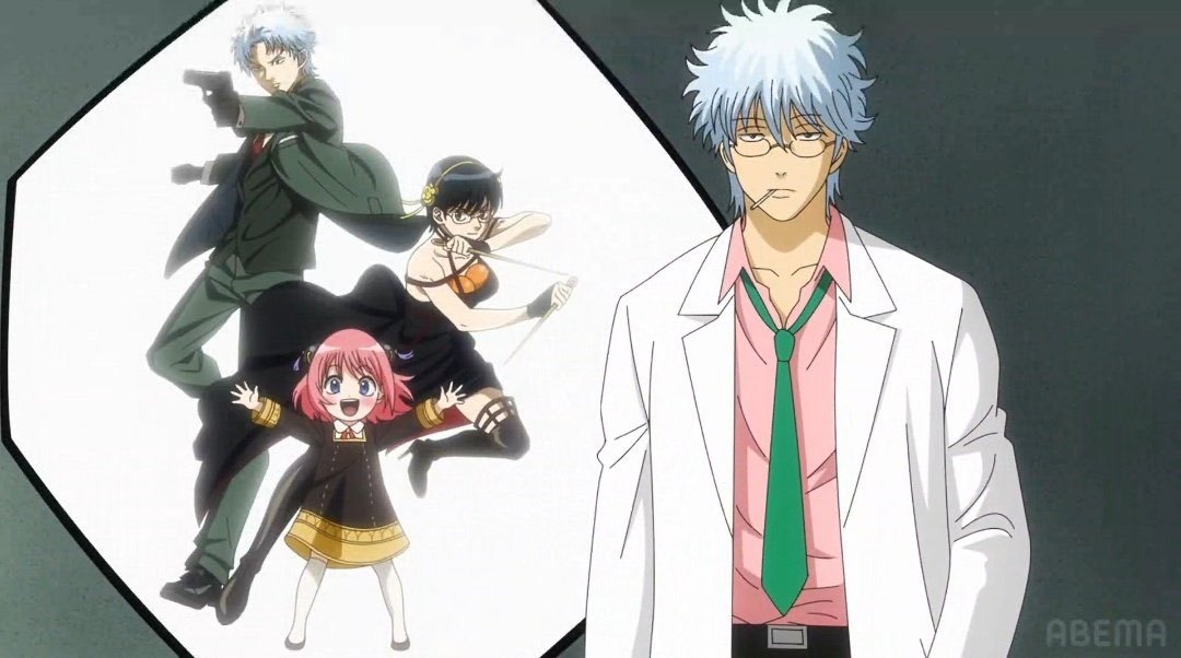 7jeeeeeeec's tweet photo. gintama coming back just to become a menace to society and make fun of these new popular series these days https://t.co/x5qKRpLxoc