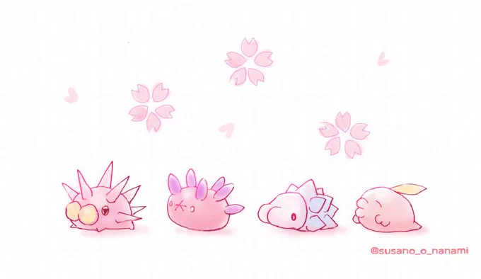 もちもち#春色ポケモン 
