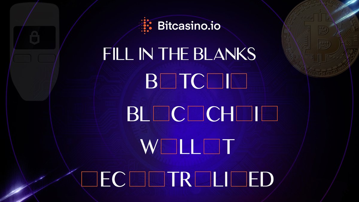 Guess these words and unlock the fundamentals of cryptocurrency. &#128275; 

