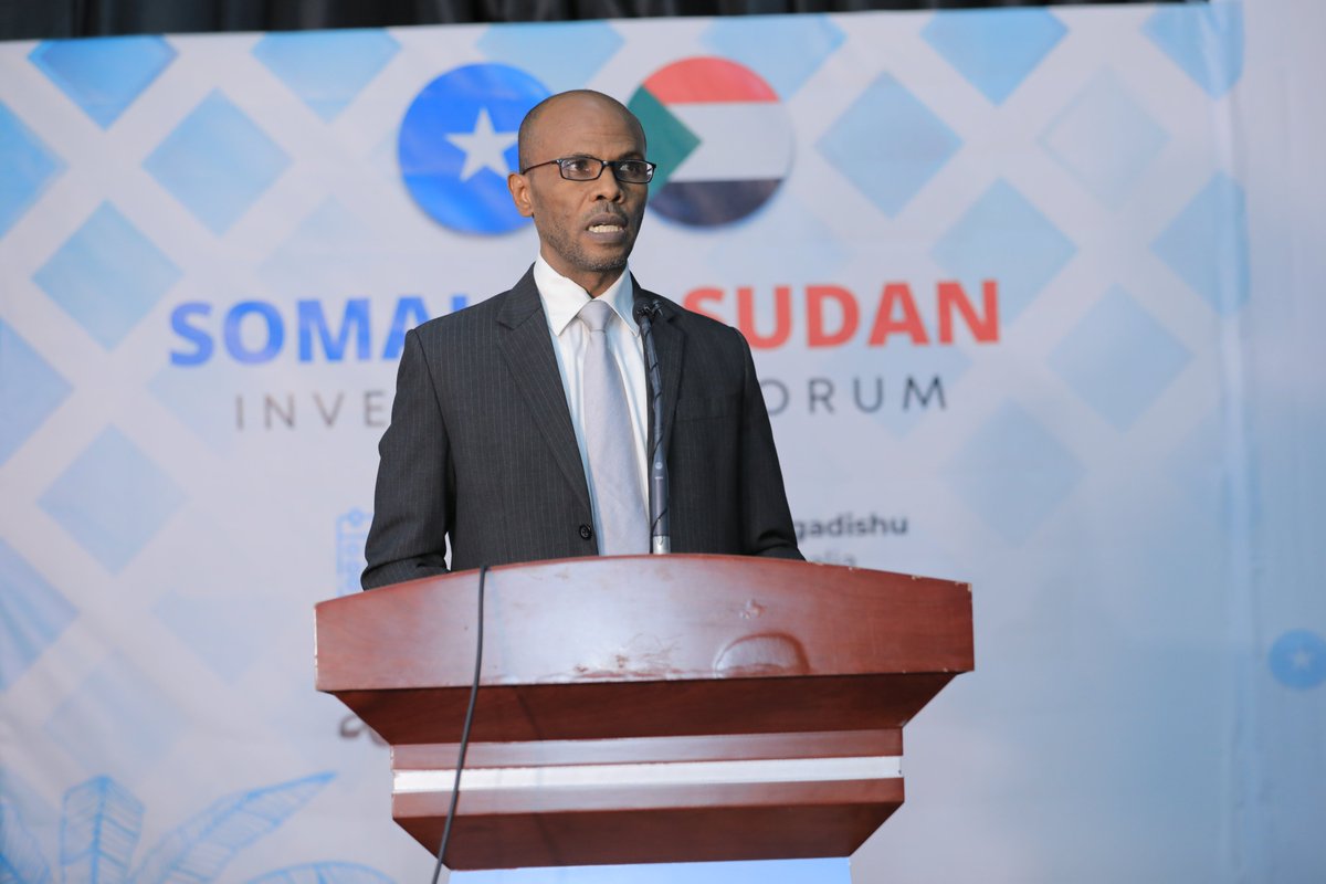 Opening remarks at the Somalia - Sudan Investment Forum which is taking place in Mogadishu, Somalia today.