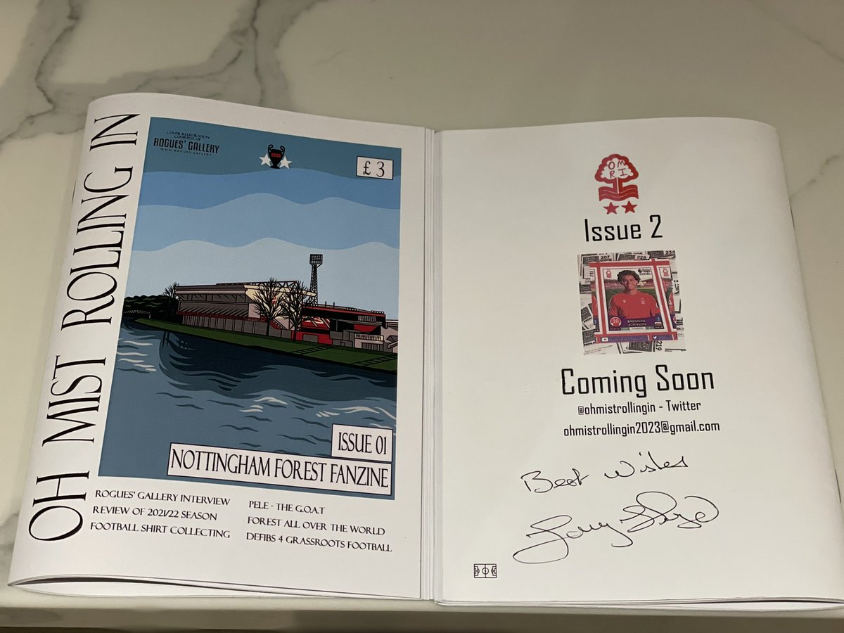 ohmistrolling's tweet photo. Drawn today! You could win a copy of Issue 1 signed by double European cup winner Larry Lloyd ⭐️⭐️🏆🏆 Retweet 🔃 and Follow to enter. Would be great in any #NFFC fan collection https://t.co/aILqUAGaAq