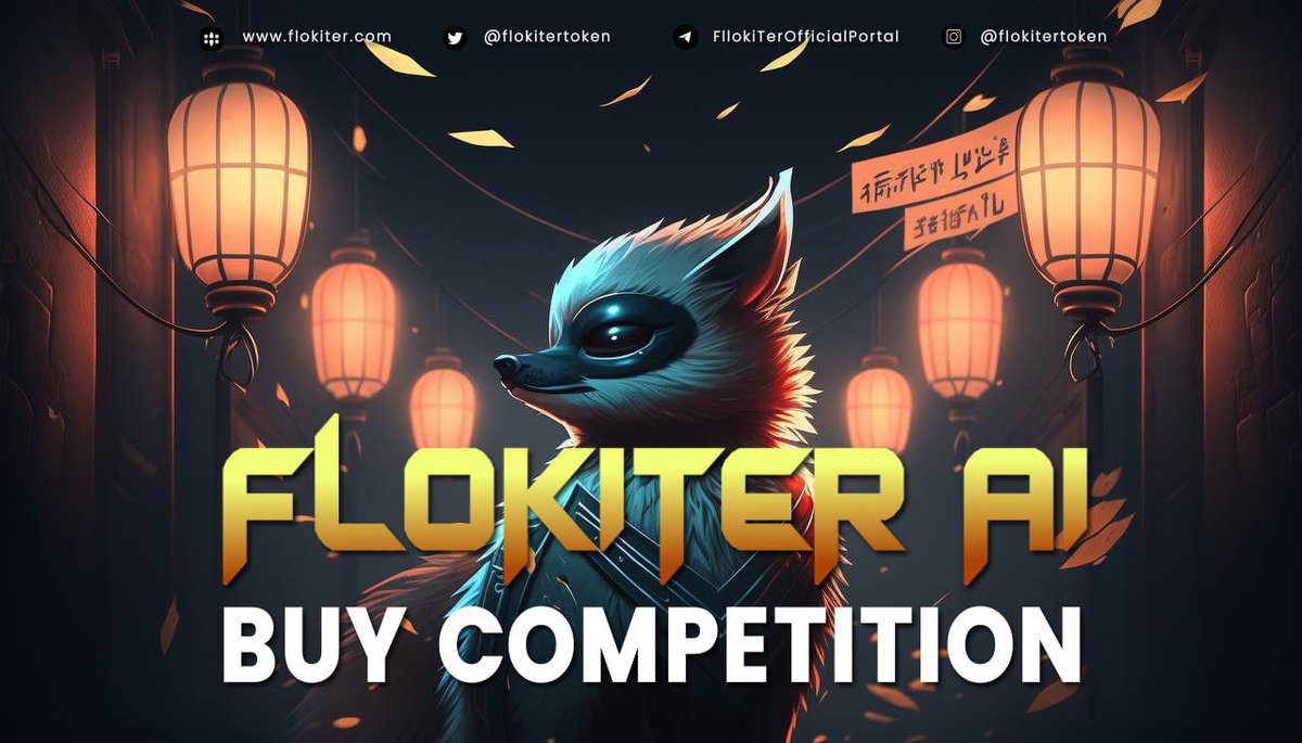 flokitertoken's tweet photo. 🥰FLOKITER Raffle Buy Competition is live!

🚀End Time (UTC): 2023-03-22 10:00 AM
💲Minimum Buy: 0.2 BNB

1️⃣First Prize: 150 USDT
2️⃣Second Prize: 100 USDT
3️⃣Third Prize: 50 USDT

🆘🆘If you sold before the announcement of the winner you will be disqualified. https://t.co/B85UwsPFwE