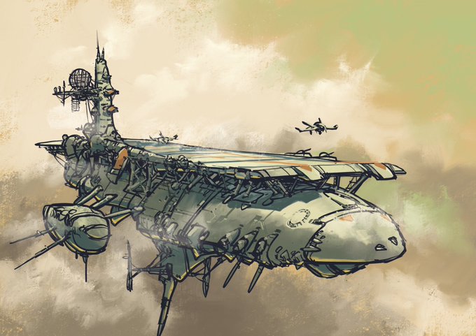 「飛空船」のTwitter画像/イラスト(古い順｜RT&Fav:50)