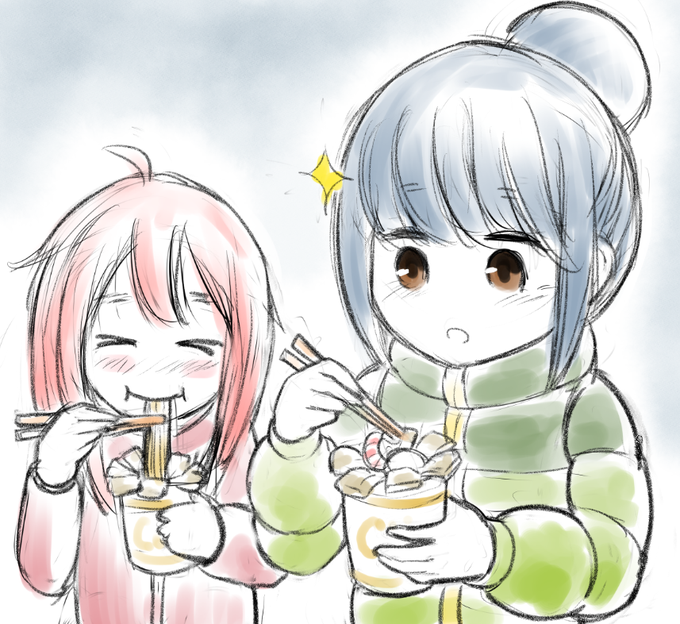 「カップ麺 開口」のTwitter画像/イラスト(新着)