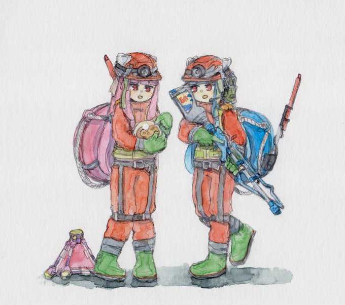 「backpack rubber boots」 illustration images(Latest)