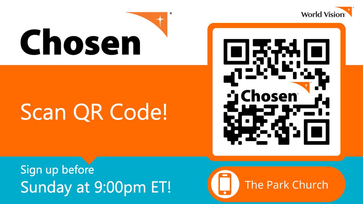 TPCCharlotte's tweet image. This is #Chosen Sunday. The Park Church extends the love, life and lordship of Jesus Christ globally and with intentionality. We have partnered with @WorldVision to bring the love of Christ to a child in Tanzania. Join us. #TPCChosen #TPCOutreach