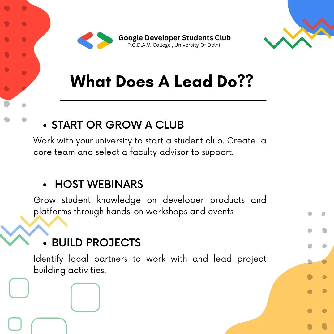 dscpgdav's tweet photo. Application Form for the upcoming 2023-2024 academic year are NOW OPEN!!!

Get started at - https://t.co/HnKnLfU5ng

#google #gdsc #gdsclead #googlestudentdeveloperclub  #lead #coding #developer #tech #technology #gdscpgdav https://t.co/On8jZVOejI