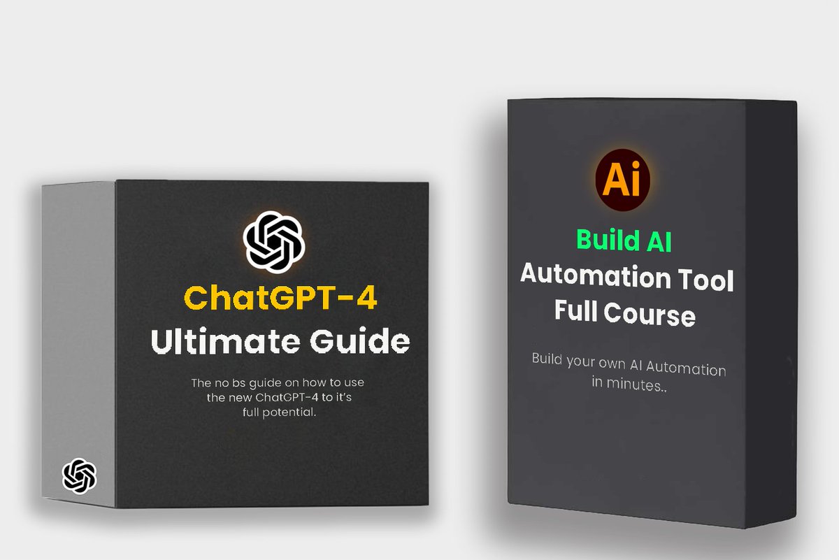ChatGPT-4 and AI will create many new opportunities in 2023.

But only if you know how to use it correctly.

That's why I build a MASSIVE AI course.

Free for 24 hours only!

Just:
• Follow
• Reply 'free'

I'll drop the Course if it gets 8,000 replies.