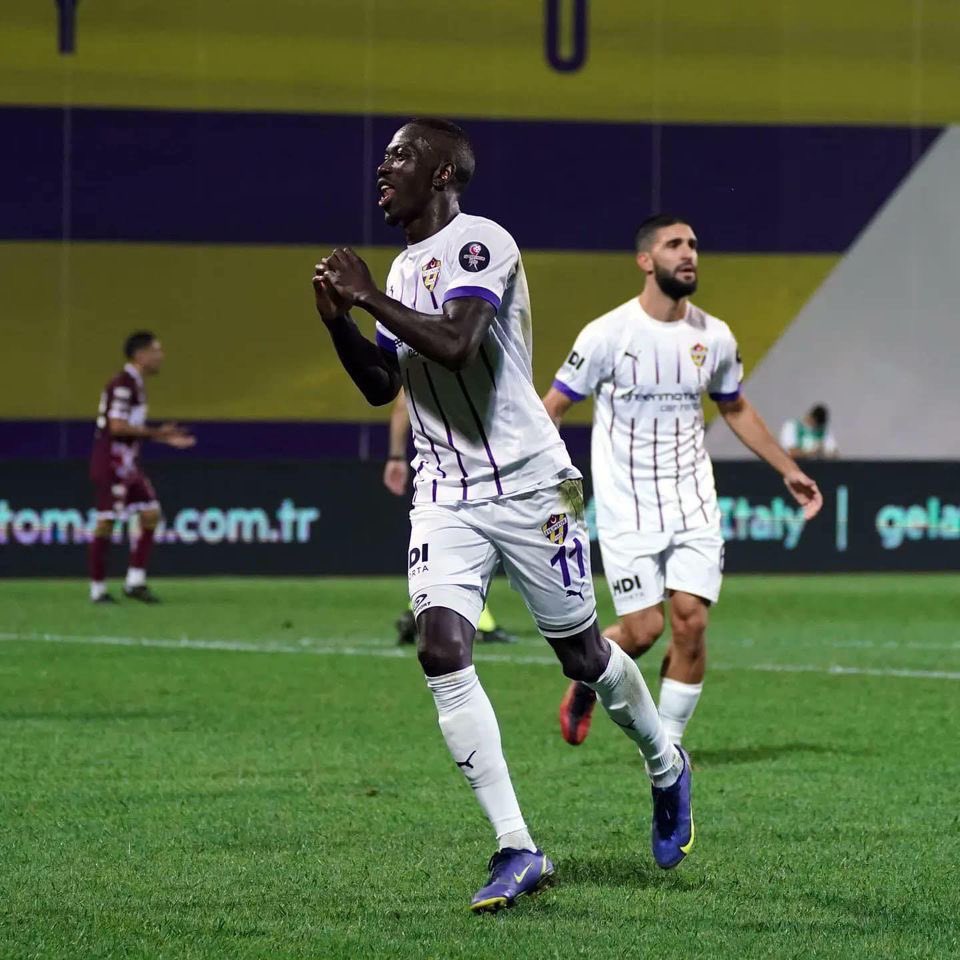 esohnasports's tweet photo. 🇬🇲 Pa Amat Dibba Scored His 3rd League Goal Of The Season &amp; The Only Goal Of The Match In The 57th Minutes In His Side Eyupspor 1-0 Away Win Over Manisa Futbol Kulübü In The Turkish Second-Tier 

 The Gambian Forward Has Got 3 Goals &amp; 4 Assists In  20 League Games This Season https://t.co/hDdnMWQIed