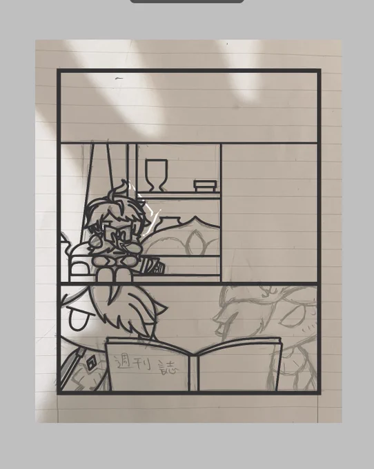 <悲報>まったく描き終わってないです
    明日以降完成させます 