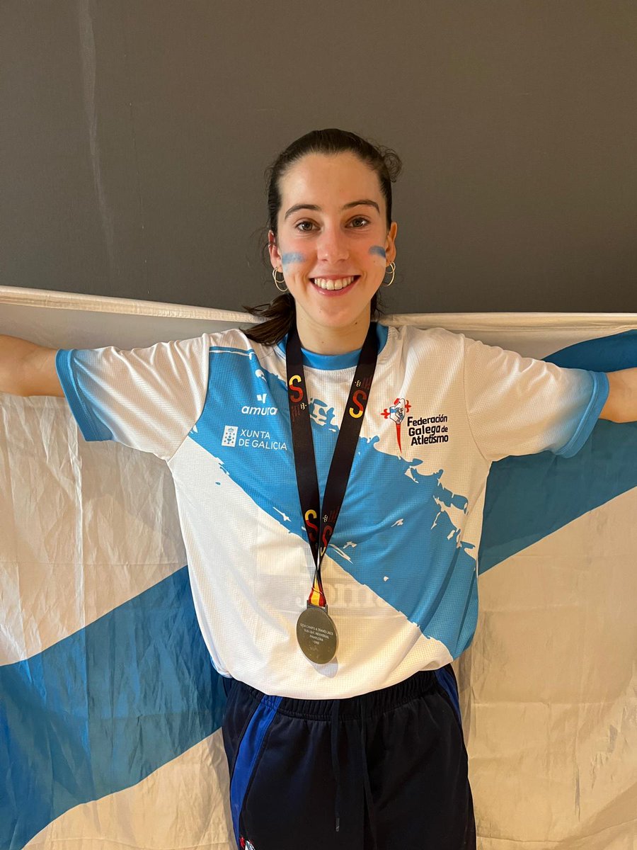 atletismogalego's tweet photo. 🥇🏆XELA MARTÍNEZ, CAMPIOA DE ESPAÑA individual no Campionato de España Sub18 de Campo aTravés desenvolto no día de hoxe en Pamplona!!!
Parabéns!
https://t.co/HVlvu7MkSR https://t.co/q8DwVaNb2I