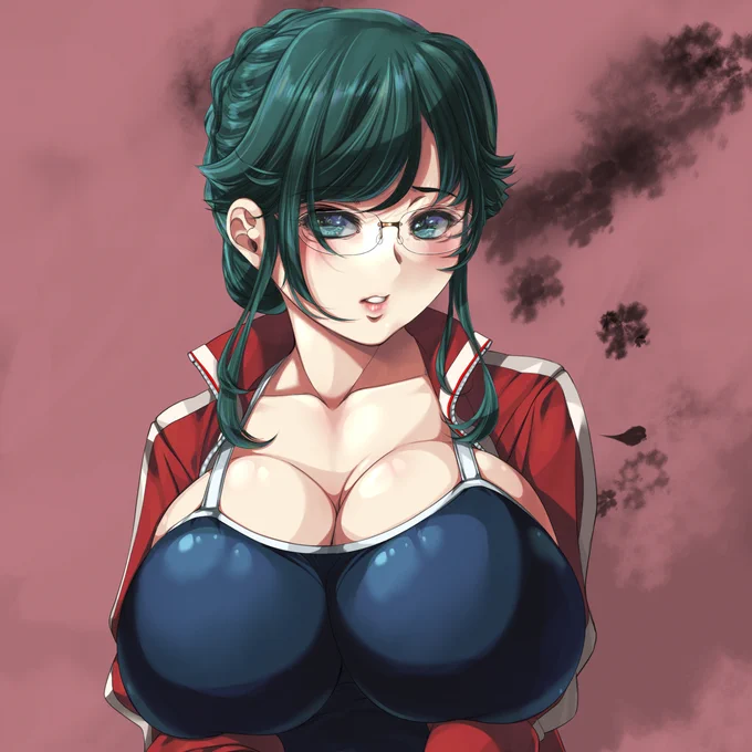 左右の眼のバランスが変だぞ?…顔を描いてるときに良く陥るお悩みポイント。そういうときは奥にある眼(この場合は左眼)が小さい場合が多いです。もしくは左右で白目黒目の割合が違うとか。色々やっても直らない分からない場合はこうして前髪を眼の前に描き足して誤魔化します。  