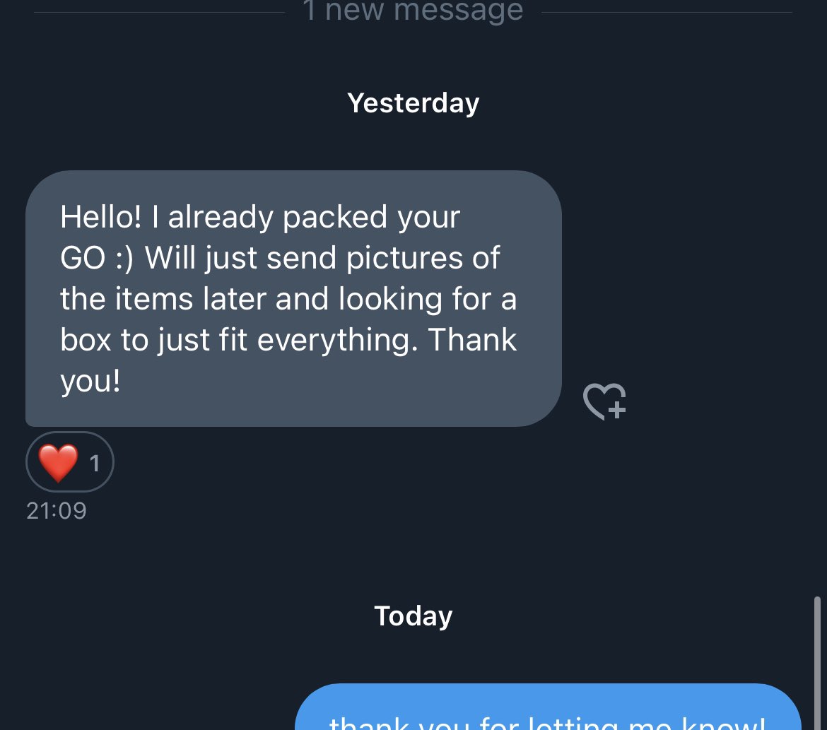 🌱 [#hanniegoupdates]

pt update: they are packing the order ^^~ am waiting for the pictures