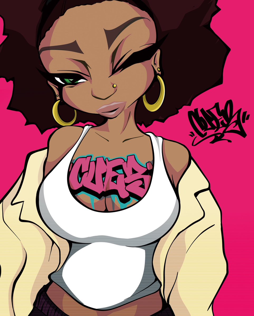 kmtk8891's tweet photo. #illustration #CUE8
#graffitistyle #graffigital
#girl #girlsillustration
#graffitilove #graffpalettes
#graffiti #graffitisketch #graffitidigital
#procreate
#procreategraffiti
#color #digitalart https://t.co/yET0mkGxse