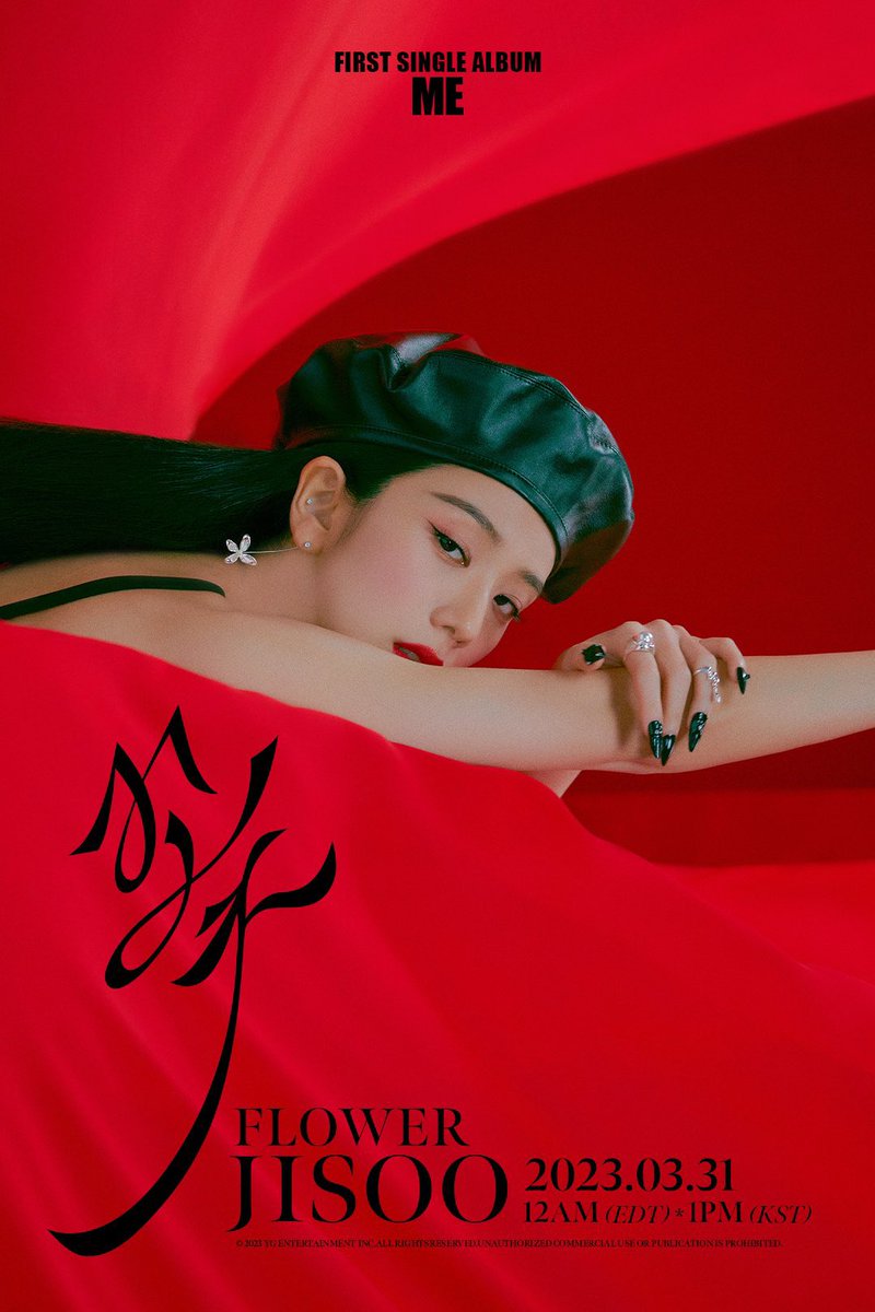 baemonsaga's tweet photo. #JISOO’s debut title track is “꽃(FLOWER)” from debut album “ME” https://t.co/GZ5u3afqgq