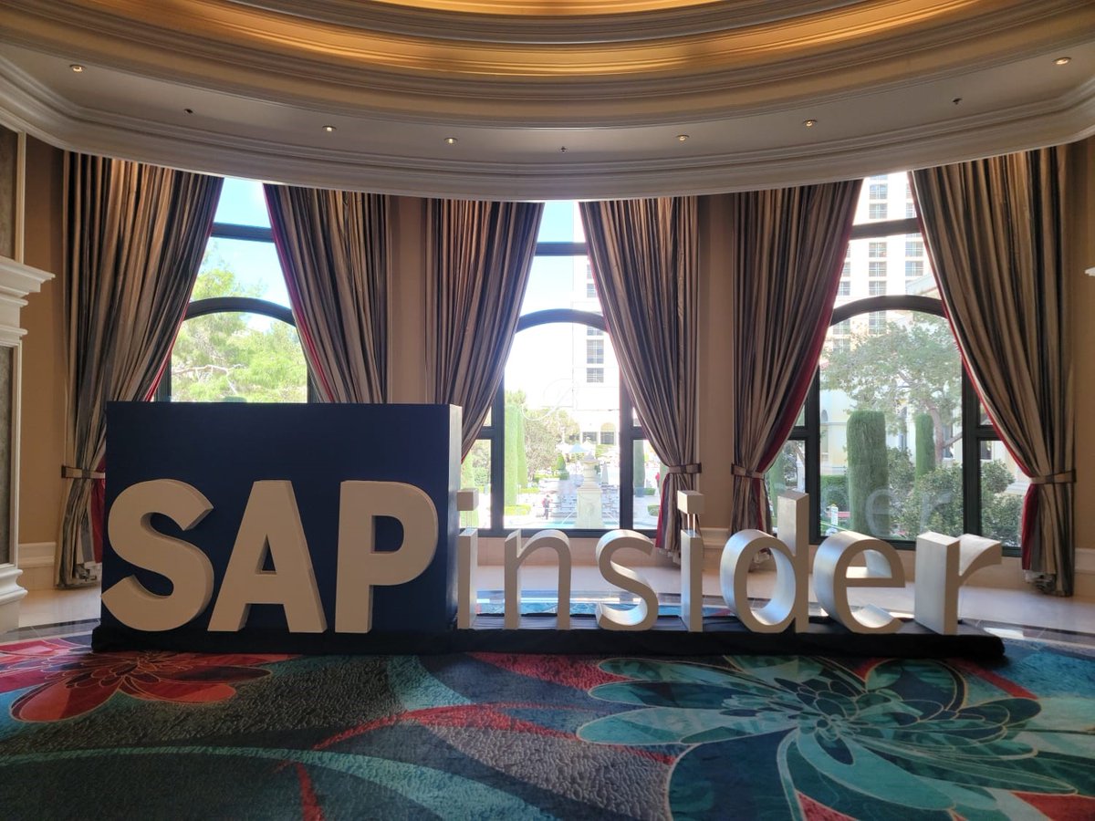 The SAPinsider team is hard at work building our 20th anniversary conference at the Bellagio in Las Vegas. We're excited to welcome thousands of SAP users to our marquee event! #SAPinsider2023 #SAPinsider20thAnniversary