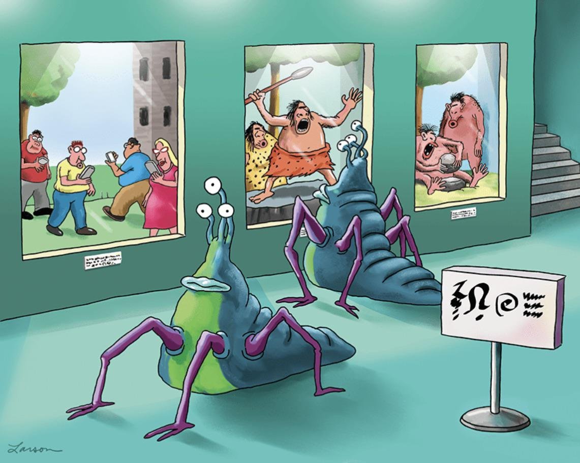 New "Far Side."
Thanks, Gary. We miss you.