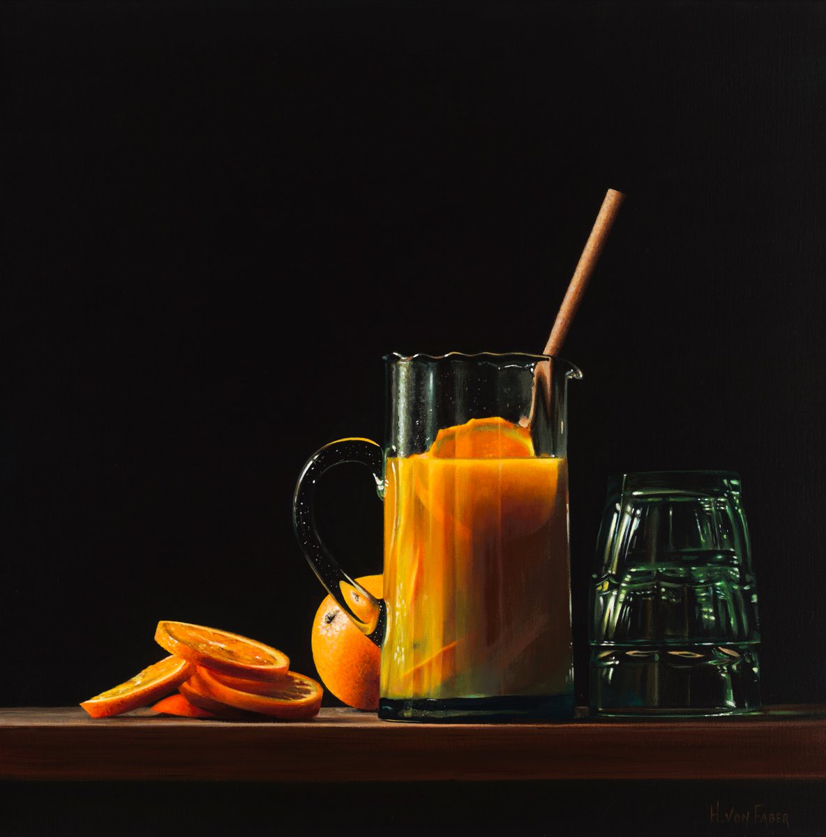 SignetArt's tweet photo. Peeled, squeezed and made into a tangy juice, fresh oranges recall sweet, sun kissed memories. Practicing old painters traditional techniques, Heidi is now a master of her own, consistently producing the most realistic renditions of striking still life arrangements. #hyperealism https://t.co/f2TlN3XDBP